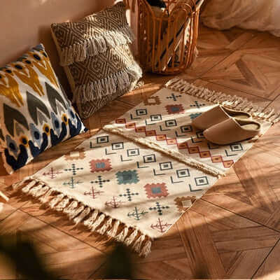Waschbarer Boho Teppich - Image 19