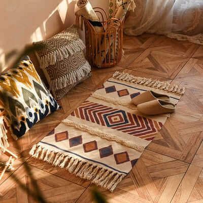 Waschbarer Boho Teppich - Image 20