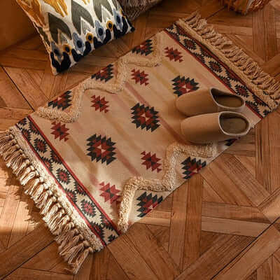 Waschbarer Boho Teppich - Image 5