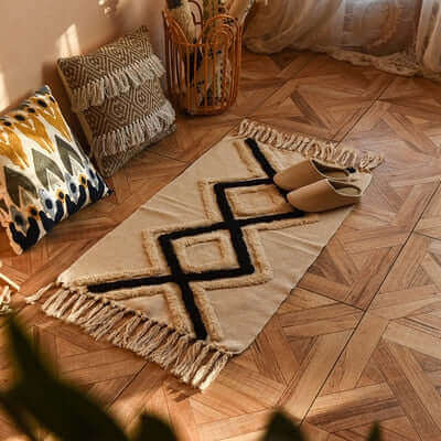 Waschbarer Boho Teppich - Image 9