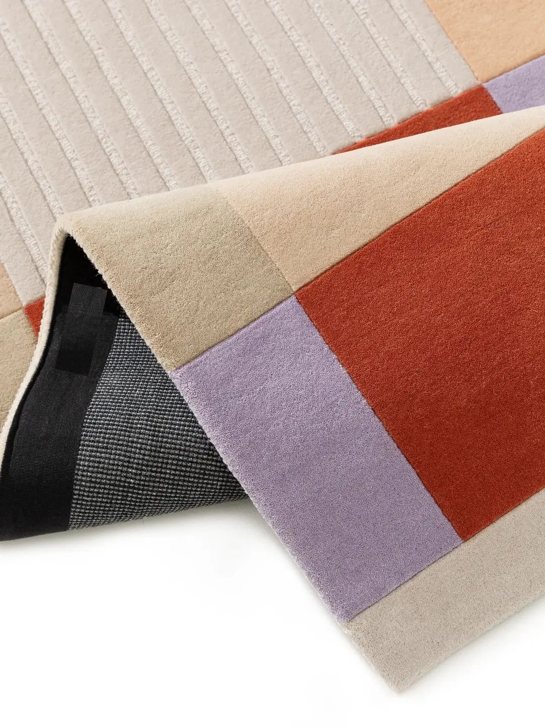 Moderner Wollteppich Multicolor Design - Image 10