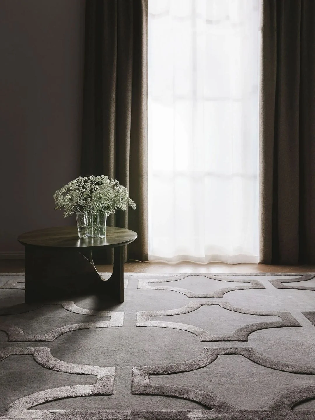 Creme Wollteppich Wohnzimmer Design - Image 8