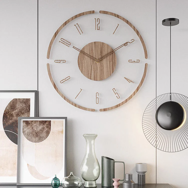 Zeitlos elegante Holz-Wanduhr - Image 3