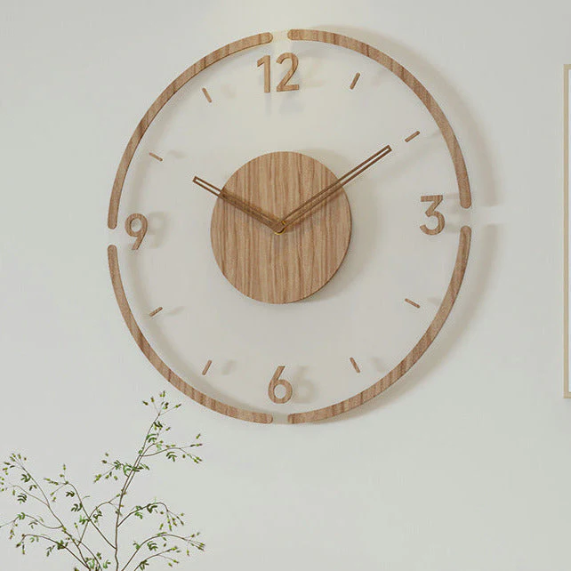 Zeitlos elegante Holz-Wanduhr - Image 4