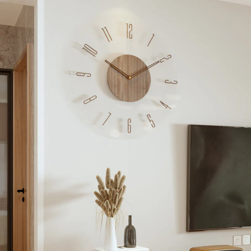 Zeitlos elegante Holz-Wanduhr - Image 6